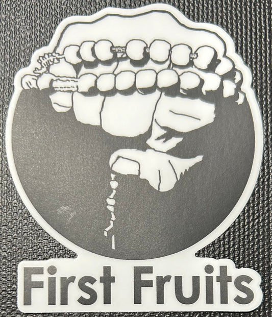 First Fruits "Knuckles" Sticker